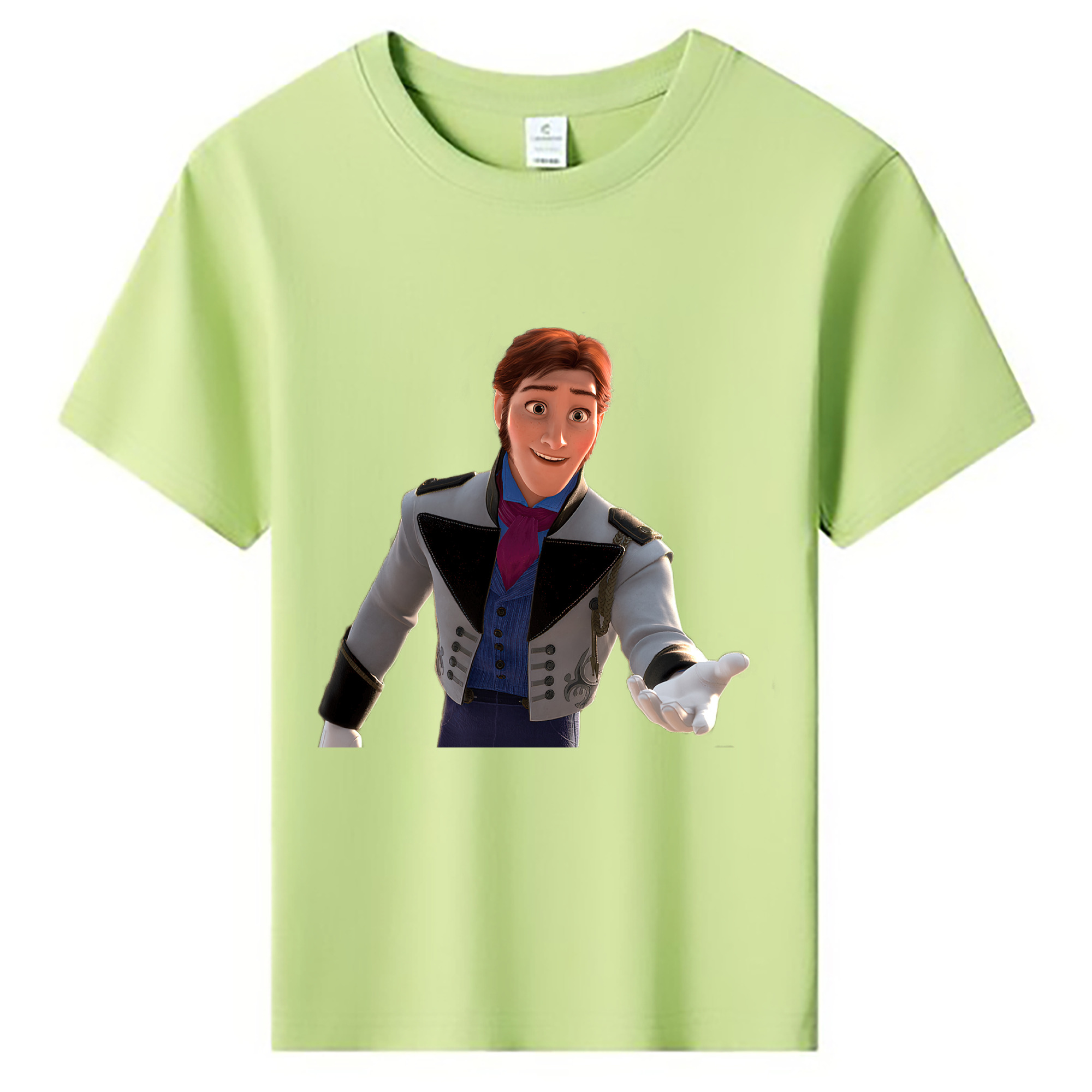 （画像用） アナと雪の女王 アンナ エルサ Frozen Anna Elsa 綿100％キッズTシャツ（フロントプリント）